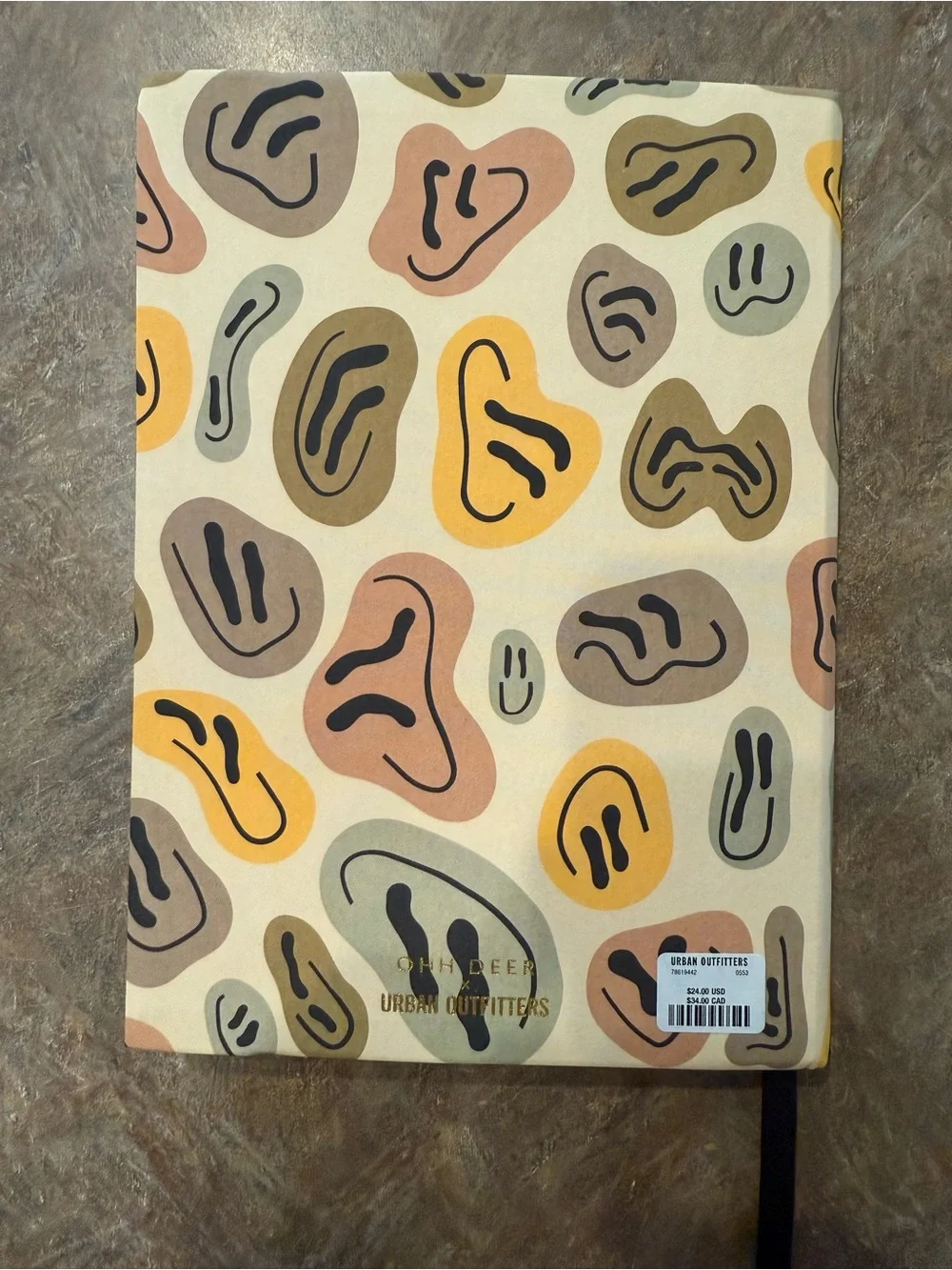 OHH DEER X UO Daily Planner with Abstract Pebble Print - Undated - Picture 5 of 5